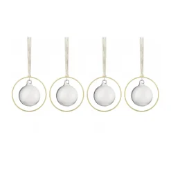 Blomus Joulukoristeet^KITAI joulukuusenpallo 8,5 cm 4-pakkaus, Clear
