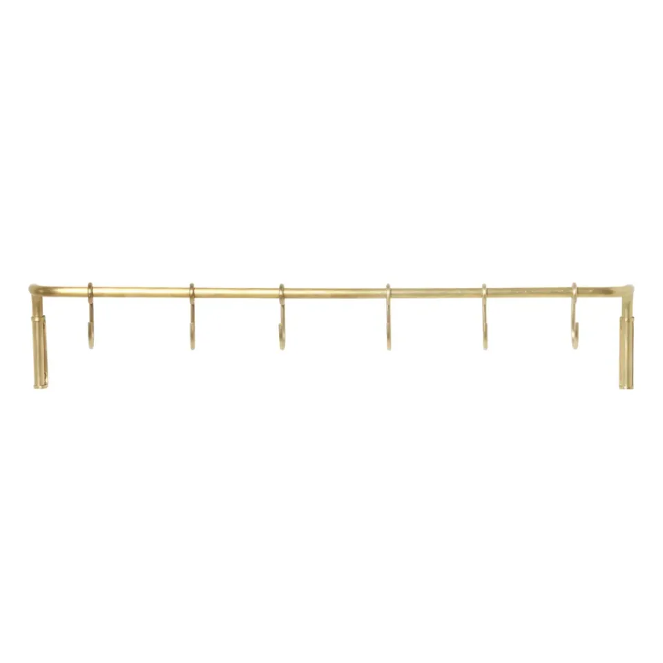 Ferm Living Koukut & Vaateripustimet^Kitchen keittiönaulakko 6 kpl koukulla, Messinki