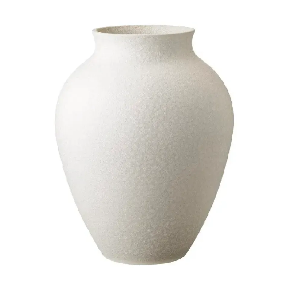 Knabstrup Keramik Maljakot^Knabstrup maljakko 20 cm, valkoinen