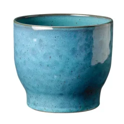 Knabstrup Keramik Ruukut^Knabstrup ulkoruukku Ø 16,5 cm, Dusty blue