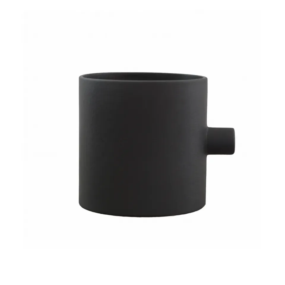 DBKD Ruukut^Knob-kukkaruukku, valurauta, small Ø14 cm
