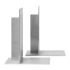 Ferm Living Kodinsisustusta Ja Yksityiskohtia^Lager kirjatuki 2 kpl, Aluminium