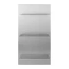 Ferm Living Hyllyt & Hyllyjärjestelmät^Lager seinähylly triple small, Aluminium