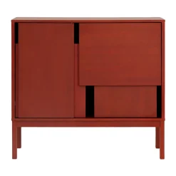 Design House Stockholm Senkit & Sivupöydät^Layer senkki, Red, 120x110, jaloilla