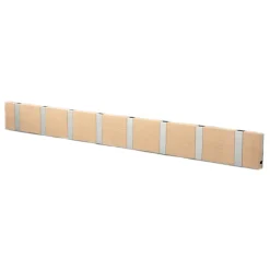 LoCa Vaatelineet & Henkarit^Knax vaatenaulakko 80 cm, kyllästetty tammi-harmaa