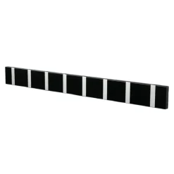 LoCa Vaatelineet & Henkarit^Knax vaatenaulakko 80 cm, musta-harmaa