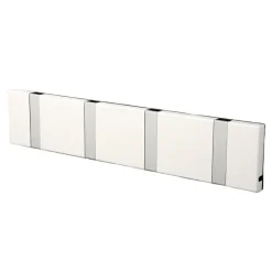 LoCa Vaatelineet & Henkarit^Knax vaatenaulakko 40 cm, valkoinen-harmaa