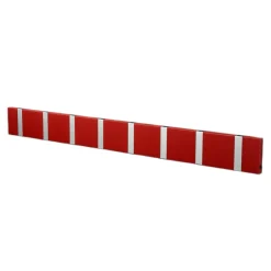 LoCa Vaatelineet & Henkarit^Knax vaatenaulakko 80 cm, punainen-harmaa