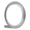 Normann Copenhagen Koukut & Vaateripustimet^Loop koukku medium Ø 7,8 cm, Brushed Zinc