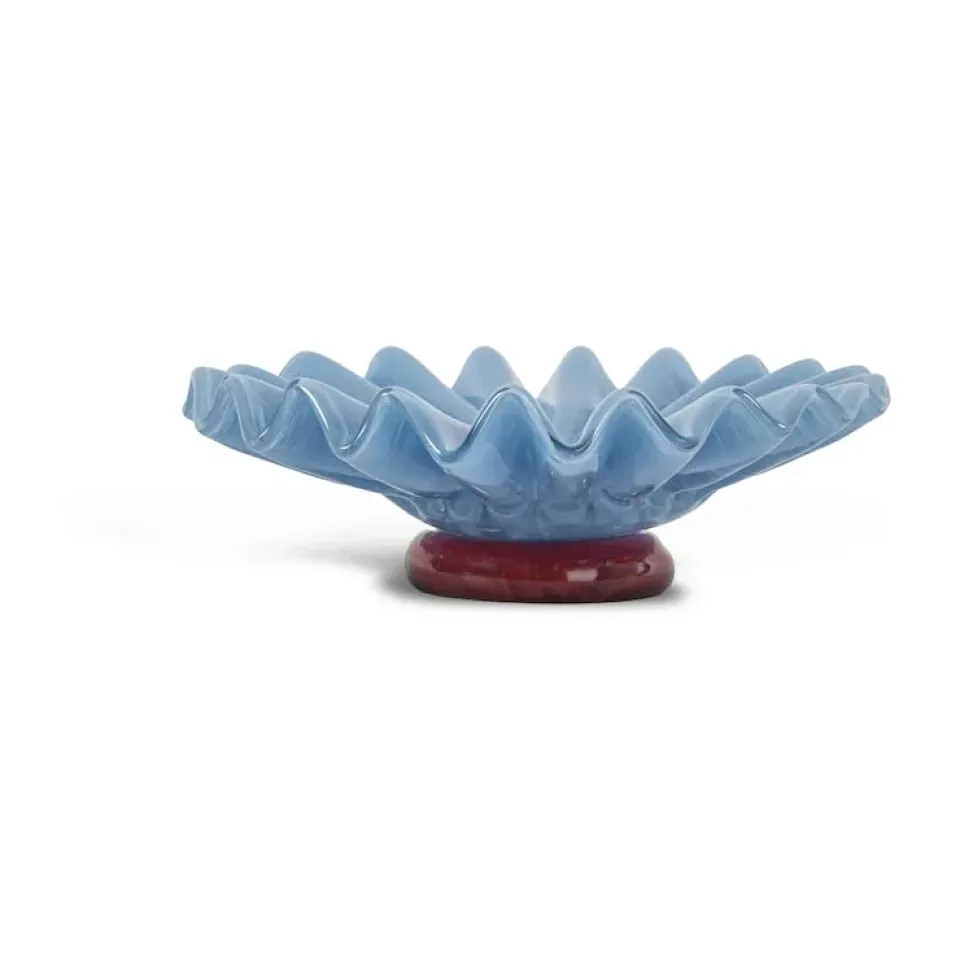 Byon Koristekulhot^Lori kulho M Ø 18 cm, Vaaleansininen-viininpunainen