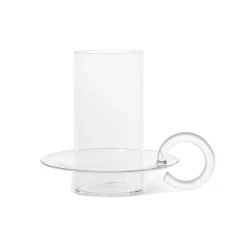 Ferm Living Kynttilälyhdyt & Kynttilävadit^Luce lämpökynttilänjalka, Clear