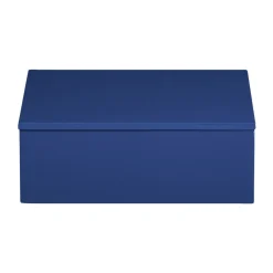 Mojoo Laatikot & Rasiat^Lux lakkattu säilytyslaatikko 19x19x7 cm, Ultramarin