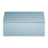 Mojoo Laatikot & Rasiat^Lux lakkattu säilytyslaatikko 19x19x7 cm, Powder blue