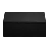 Mojoo Laatikot & Rasiat^Lux lakkattu säilytyslaatikko 19x19x7 cm, Black