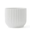 Lyngby Porcelæn Ruukut^Lyngby kukkaruukku valkoinen, Ø11,5 cm