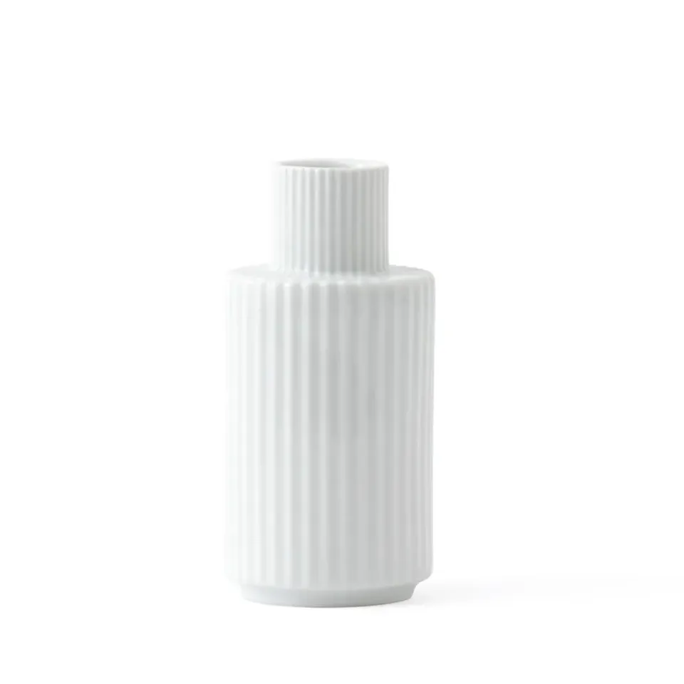 Lyngby Porcelæn Kynttilänjalat & Kyntteliköt^Lyngby kynttilänjalka, valkoinen, 11 cm