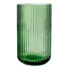 Lyngby Porcelæn Maljakot^Lyngby maljakko lasi Copenhagen green, 31 cm