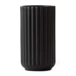 Lyngby Porcelæn Maljakot^Lyngby maljakko musta matta, 12 cm