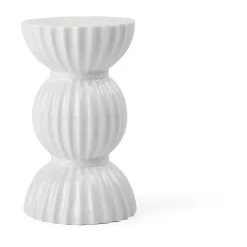 Lyngby Porcelæn Kynttilänjalat & Kyntteliköt^Lyngby Tura -kynttilänjalka 14 cm, Valkoinen