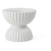 Lyngby Porcelæn Kynttilänjalat & Kyntteliköt^Lyngby Tura -pöytäkynttilänjalka Ø 11,5 cm, Valkoinen