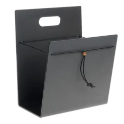 LIND DNA Lehtitelineet^Magazine Holder Nupo, M, Anthracite
