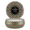 Voluspa Tuoksukynttilät & Tuoksutikut^Maison Noir 3-wick Tin tuoksukynttilä 40 tuntia, Ambre Lumiere