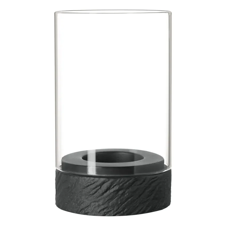 Villeroy & Boch Kynttilälyhdyt & Kynttilävadit^Manufacture Rock Home Hurricane -kynttilälyhty S, Musta