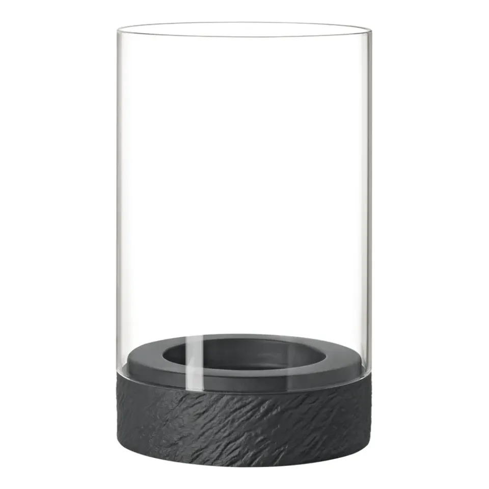 Villeroy & Boch Kynttilälyhdyt & Kynttilävadit^Manufacture Rock Home Hurricane -kynttilälyhty M, Musta