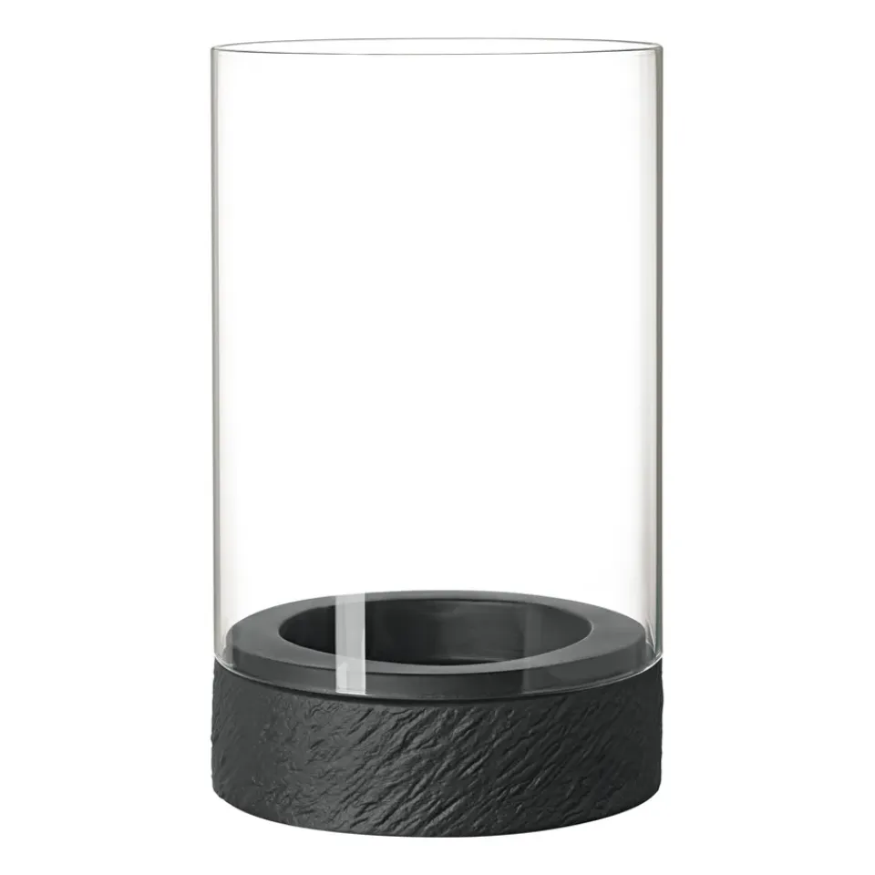 Villeroy & Boch Kynttilälyhdyt & Kynttilävadit^Manufacture Rock Home Hurricane -kynttilälyhty L, Musta