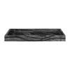 Mette Ditmer Kodinsisustusta Ja Yksityiskohtia|Koristetarjottimet^Marble koristetarjotin 16 x 31 cm, Musta-harmaa
