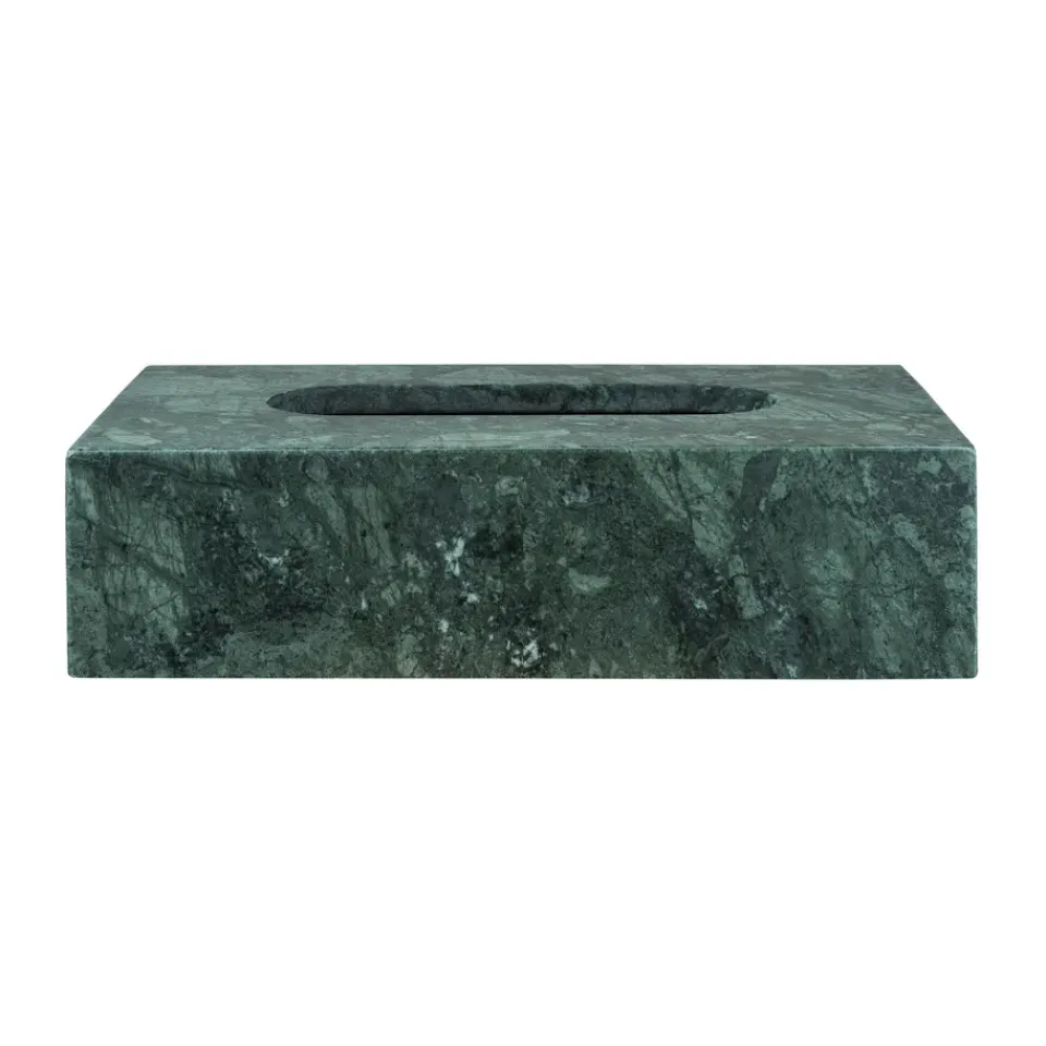 Mette Ditmer Säilytyskorit^Marble nenäliinalaatikko 14x25,5 cm, Tummametsä