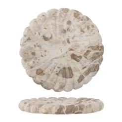 Bloomingville Kodinsisustusta Ja Yksityiskohtia|Koristetarjottimet^Marlie tarjotin marmori Ø22,5 cm, Luonnollinen