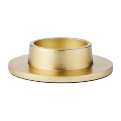 Broste Copenhagen Kynttilälyhdyt & Kynttilävadit^Maro kynttilänjalka block-kynttilöille, Messinkipinta, 4 cm