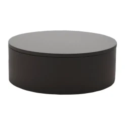 Mojoo Laatikot & Rasiat^Matt lakattu säilytyslaatikko Ø20x7 cm, Black