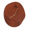 Ferm Living Seinäkellot^Melt seinäkello 28 x 33 cm, Dark stained burl