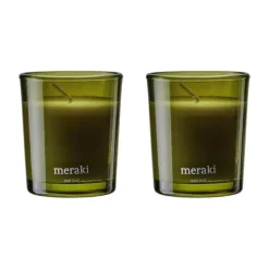 Meraki Tuoksukynttilät & Tuoksutikut^tuoksukynttilä 12 tuntia 2-pakkaus, Oud-lehti