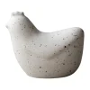 DBKD Pääsiäiskoristeet^Mini hens 8 cm, White dot