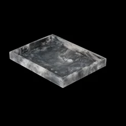 Ferm Living Kodinsisustusta Ja Yksityiskohtia|Koristetarjottimet^Mist koristetarjotin 15x20 cm, Charcoal