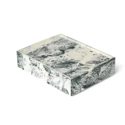 Ferm Living Laatikot & Rasiat^Mist säilytyslaatikko 15x20 cm, Emerald-off white