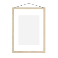 MOEBE Taulunkehykset & Julisteripustimet^saarnikehys A4 23,2 x 31,7 cm, Transparent, Wood, Black