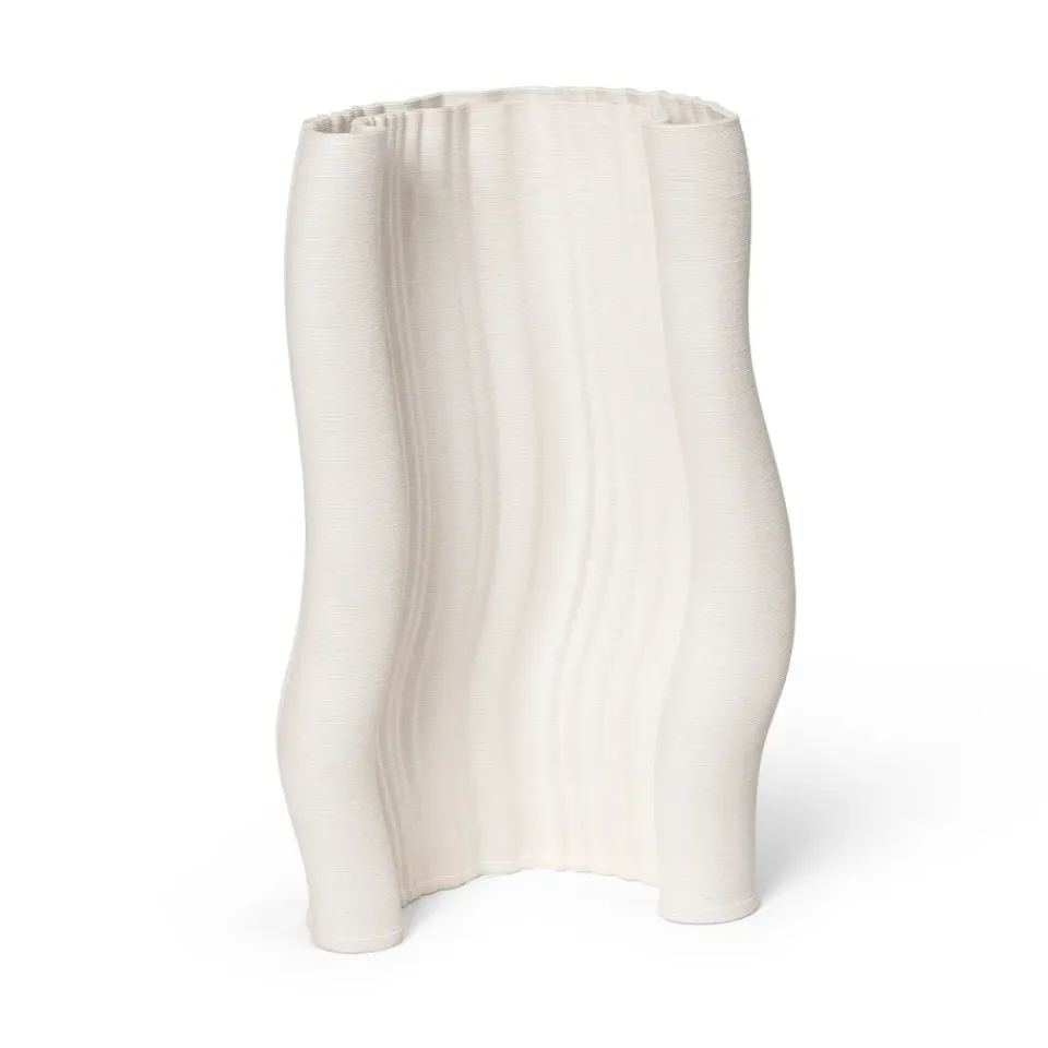 Ferm Living Maljakot^Moire maljakko 19 x 30 cm, Off-white