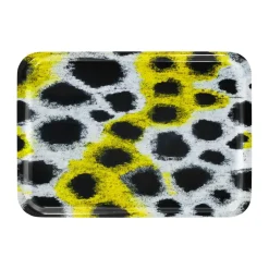 Hem Kodinsisustusta Ja Yksityiskohtia|Koristetarjottimet^Monster tarjotin Medium 37x53 cm, White-yellow-black