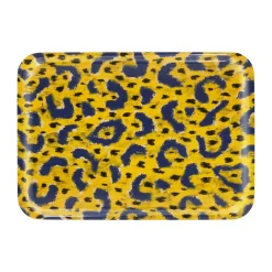 Hem Kodinsisustusta Ja Yksityiskohtia|Koristetarjottimet^Monster tarjotin Medium 37x53 cm, Ochre yellow-grey-black