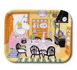 Opto Design Kodinsisustusta Ja Yksityiskohtia|Koristetarjottimet^Moomin Kitchen tarjotin, Keltainen