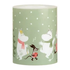 Muurla Led-Kynttilät^Moomin LED-pöytäkynttilä 12,5 cm, Festive spirits