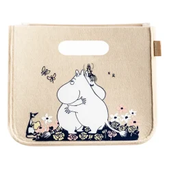 Muurla Lastenhuoneen Säilytys|Säilytyskorit^Mumin Hug -säilytyskori 26x26 cm, Beige