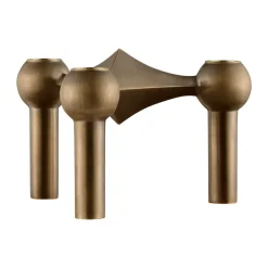 STOFF Kynttilänjalat & Kyntteliköt^Nagel kynttilänjalka, Bronzed brass