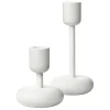 Iittala Kynttilänjalat & Kyntteliköt^Nappula kynttilänjalka setti, Valkoinen