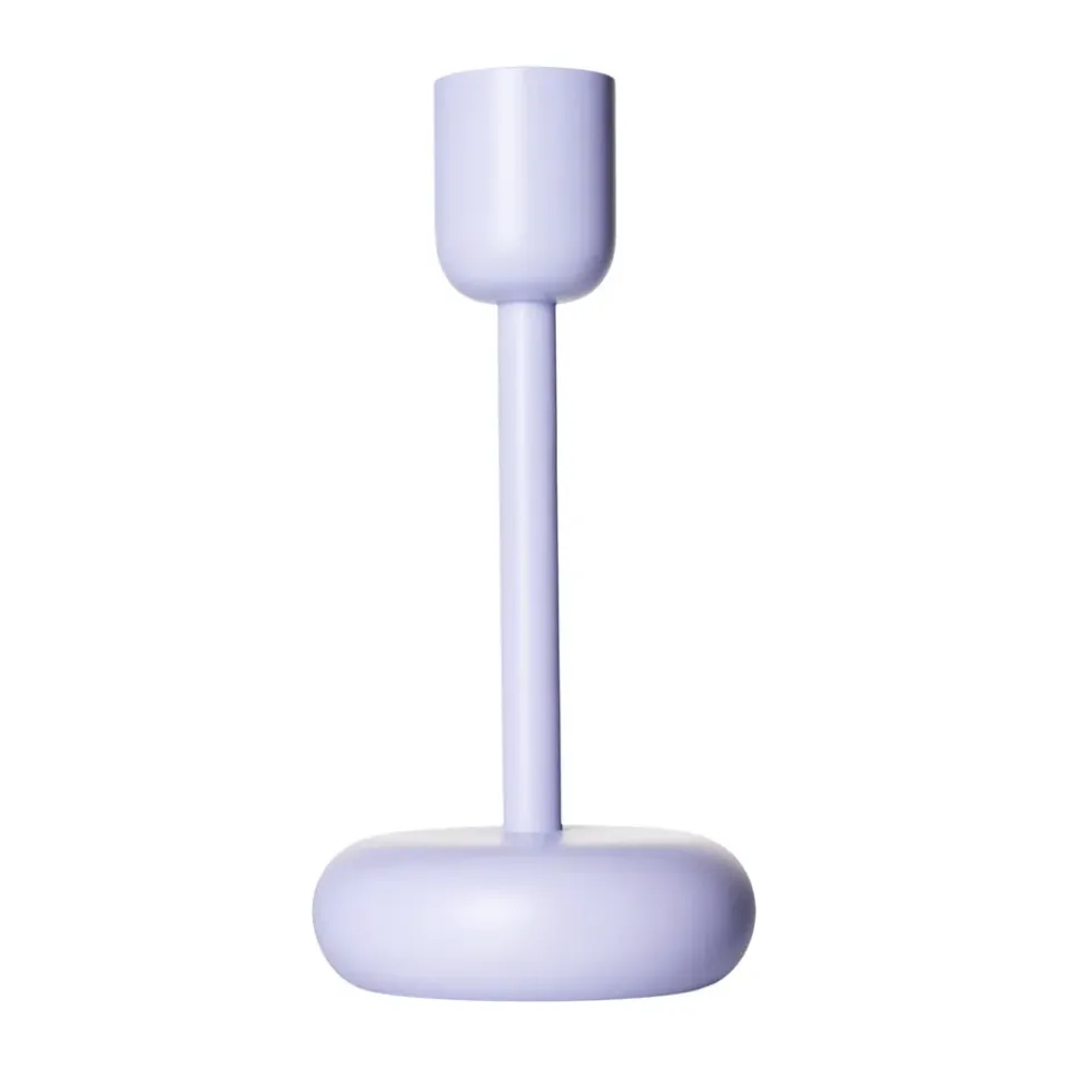 Iittala Kynttilänjalat & Kyntteliköt^Nappula kynttilänjalka vaalea lila, 183 mm