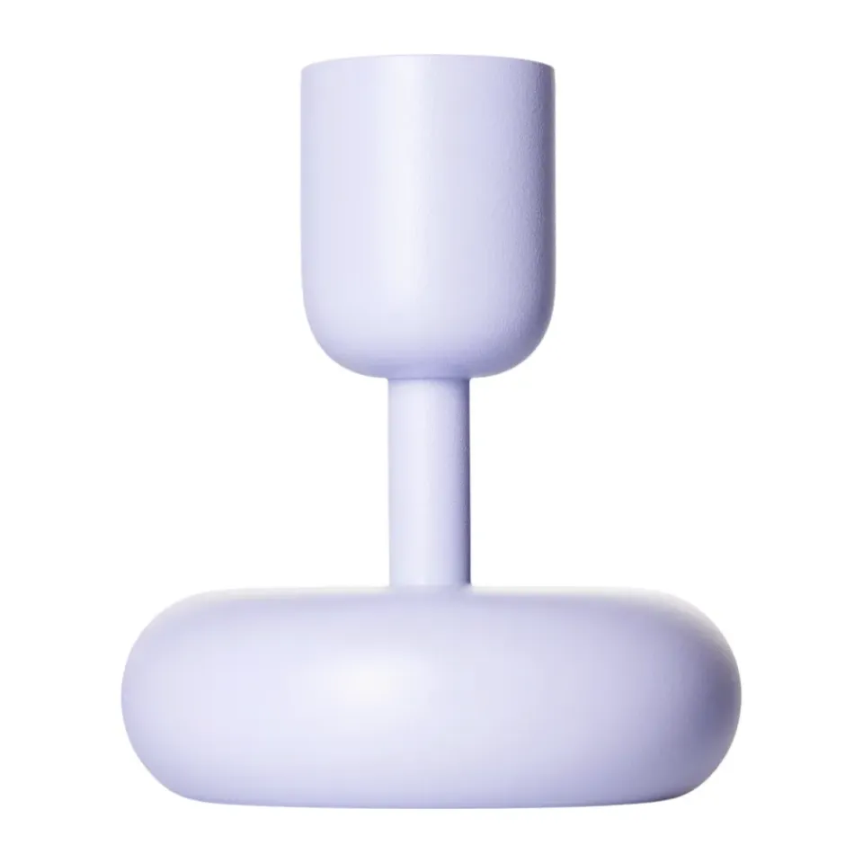 Iittala Kynttilänjalat & Kyntteliköt^Nappula kynttilänjalka vaalea lila, 107 mm
